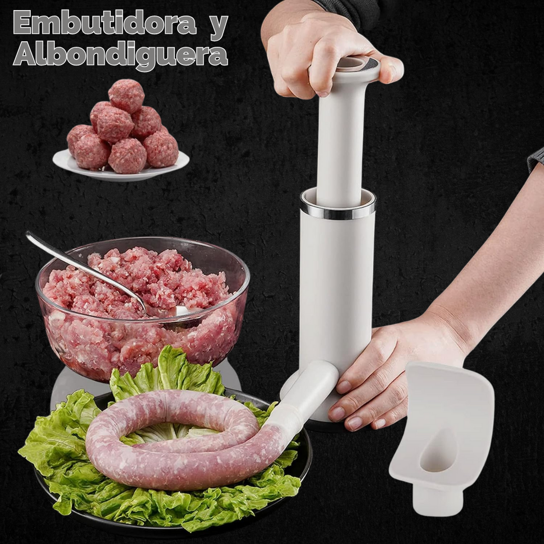 Embutidora 2 en 1, Chorizos y albondiguera 🌭🍲