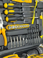 TALADRO DEWALT INALAMBRICO + KIT DE 35 HERRAMIENTAS