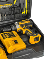 TALADRO DEWALT INALAMBRICO + KIT DE 35 HERRAMIENTAS