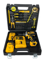 TALADRO DEWALT INALAMBRICO + KIT DE 35 HERRAMIENTAS
