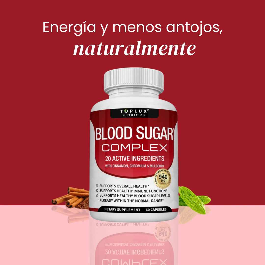 🧬Blood Sugar Complex: Ayuda a regular tu glucosa 🩸y ayuda a eliminar las bacterias del higado