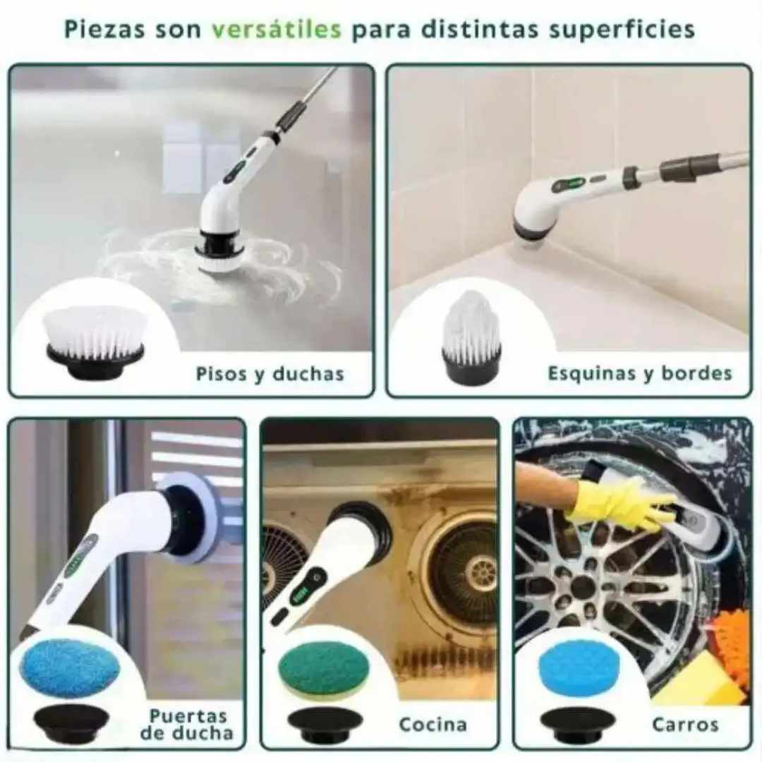 Cepillo Electrico De Limpieza 9 en 1 - Limpieza sin límites 🧹