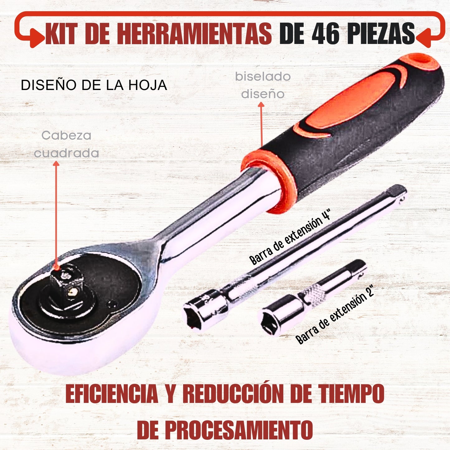 Kit De Herramientas de 46 piezas 🛠️