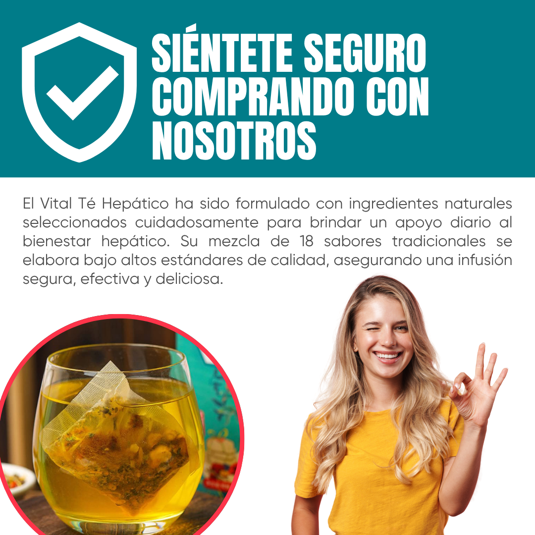 Té Hepático 18 Hierbas Chinas x 30 sobres – Nutrición y Desintoxicación Natural 🍵