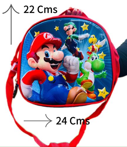 MORRAL ESCOLAR 3D EN COMBO X 3 🎒