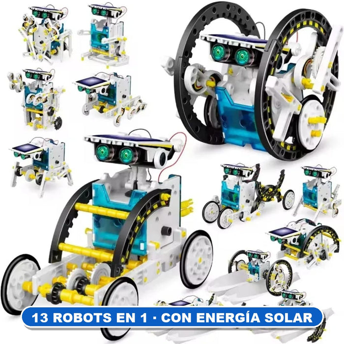 Robot Solar 13 en 1 – Kit para Armar 13 Robots