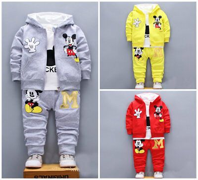 CONJUNTO MICKEY MOUSE: chaqueta, camisa y pantalon 👦🏻👧🏻👶🏻