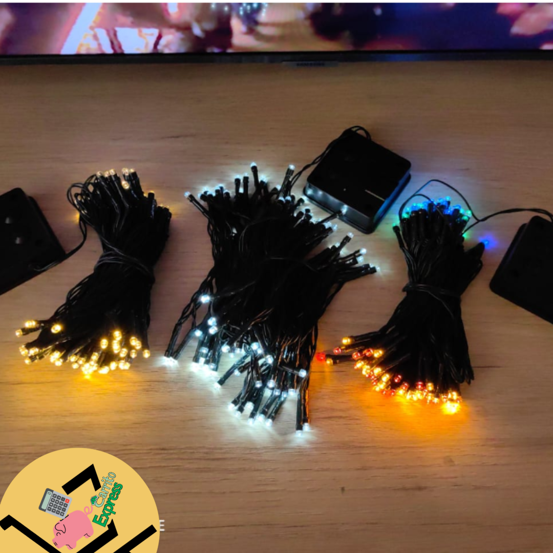 INSTALACIÓN LINEAL LED SOLAR x 20 METROS🎄🎅🏼
