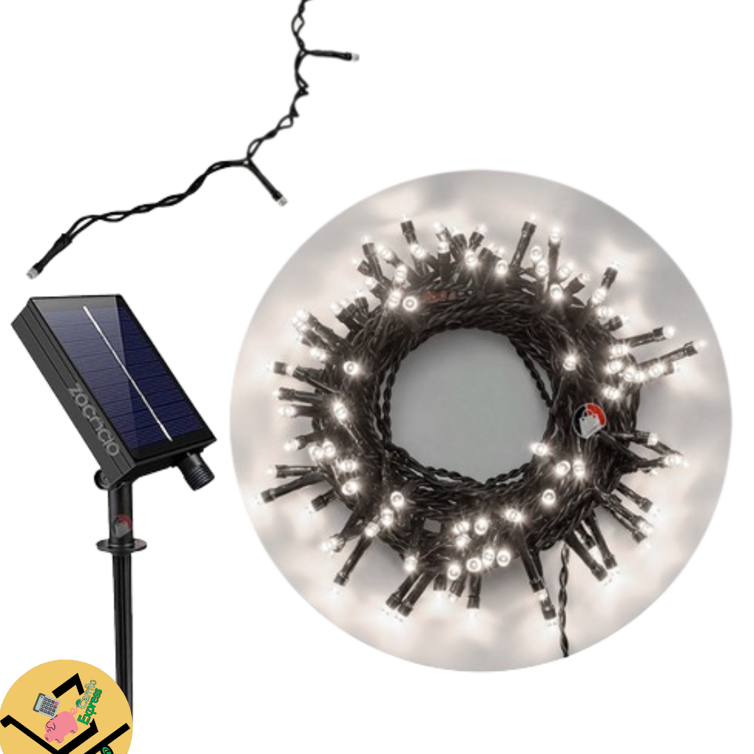 INSTALACIÓN LINEAL LED SOLAR x 20 METROS🎄🎅🏼