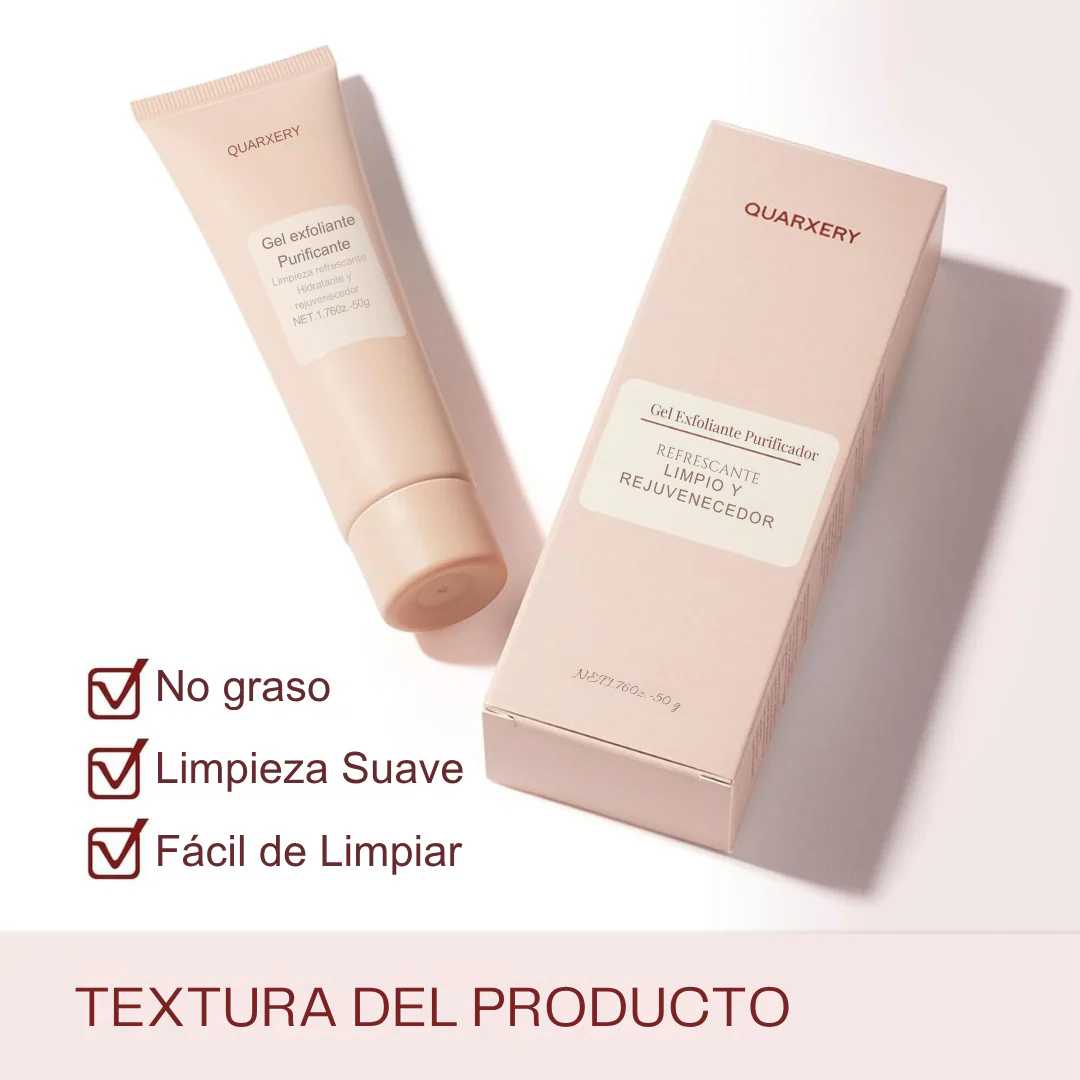 Quarxery Gel Exfoliante Aclarador 60g – Piel suave en zonas clave ✨