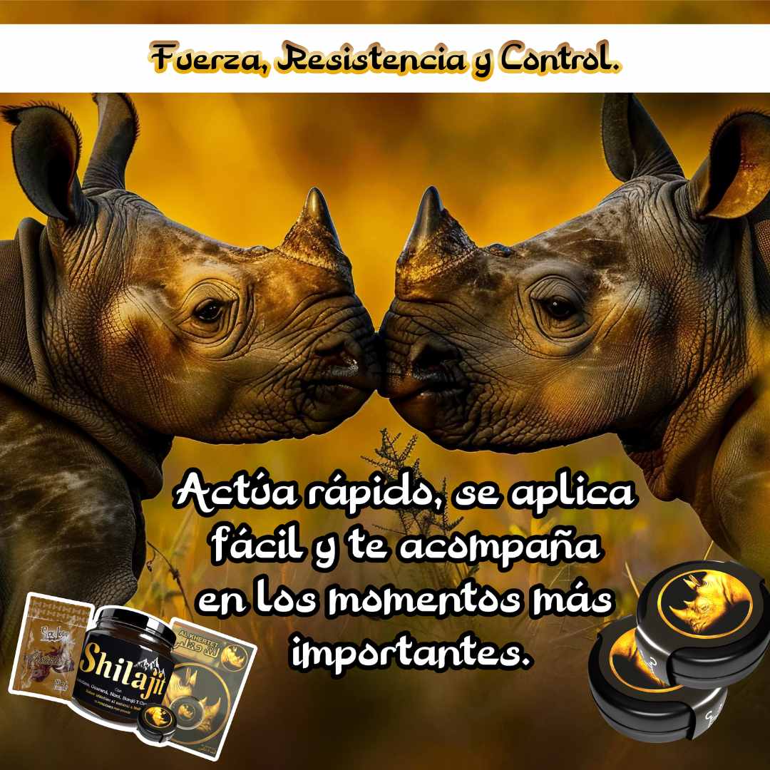 Shilajit + Rhino + Choco + Vi King – Energía, Potencia y Sabor en Cada Goma 💪🔥💪