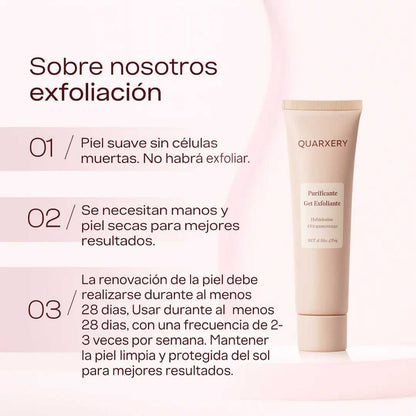 Quarxery Gel Exfoliante Aclarador 60g – Piel suave en zonas clave ✨