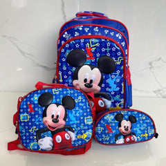 Mega Mochila Trio Sport - Mickey mouse