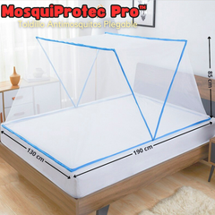 Toldillo Plegable Anti Mosquitos - MosquiProtec Pro™ 🦟🛏️ - AZUL/ANCHO 140 cm