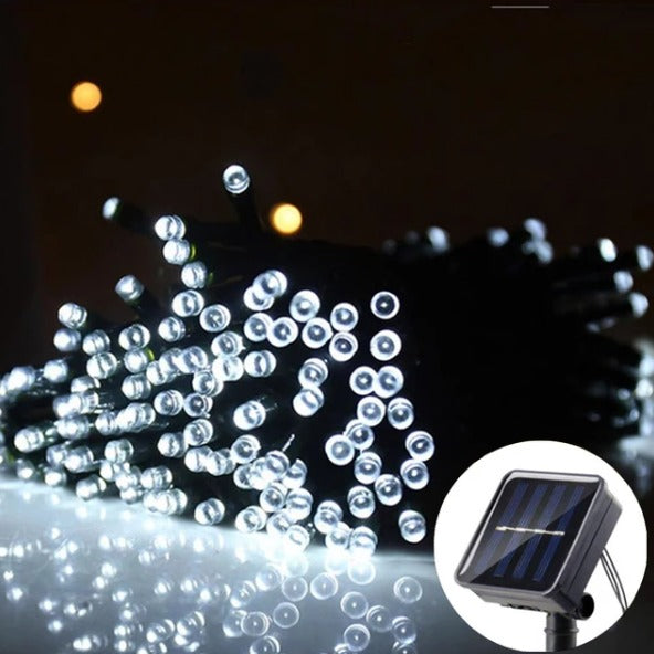INSTALACIÓN LINEAL LED SOLAR x 20 METROS🎄🎅🏼