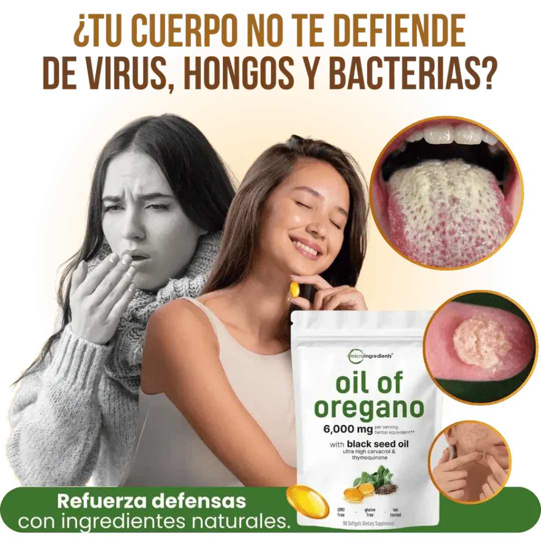 Aceite de Orégano – Tu Antibiótico Natural Poderoso 🌿