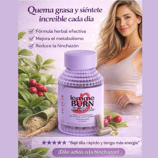 Lemme Burn x 60 Cápsulas – Activa tu metabolismo quema grasa 🔥