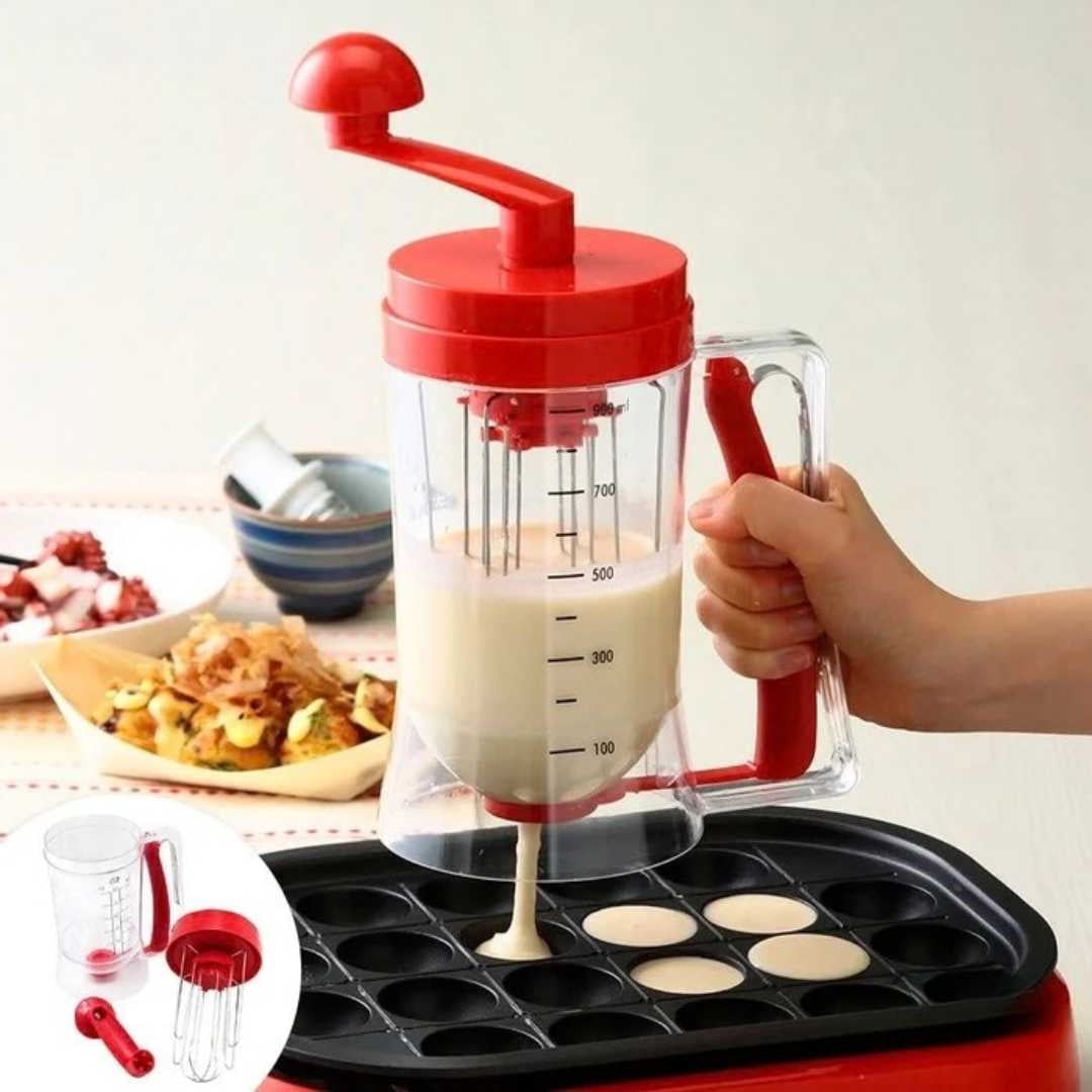 Dispensador Masa Pancakes 600ml – Desayunos perfectos sin desorden 🥞