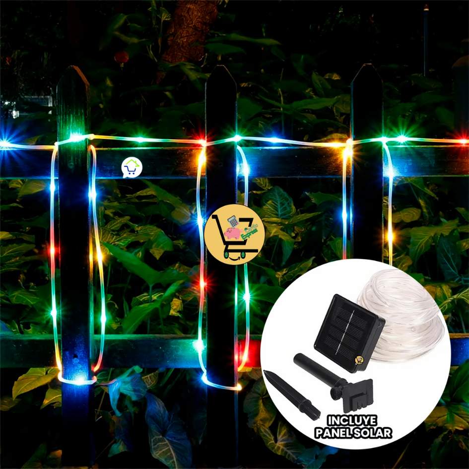Manguera LED Solar Premium x 10m – ¡Decora Sin Pagar Energía! 💡