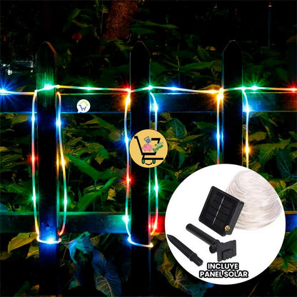 Manguera LED Solar Premium x 10m – ¡Decora Sin Pagar Energía! 💡