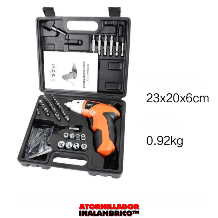 Kit Destornillador Eléctrico con 45 Piezas 🛠️🔋