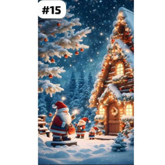 Funda Navideña Premium 80x200cm – Transforma Tu Puerta en Minutos 🎄 - ESTILO 15