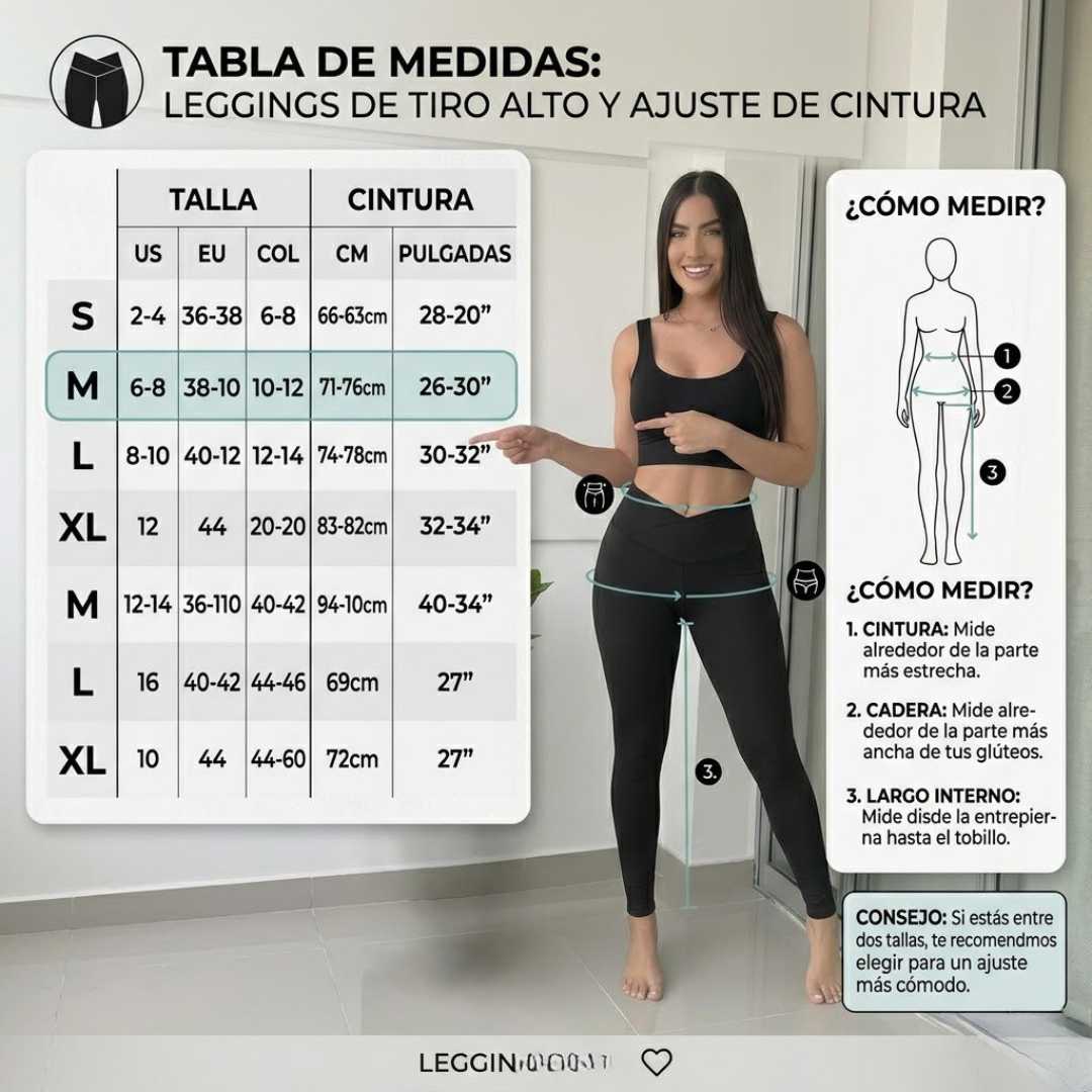 Leggings Push Up — Tu Closet Completo, Tú Eliges los Colores 💃