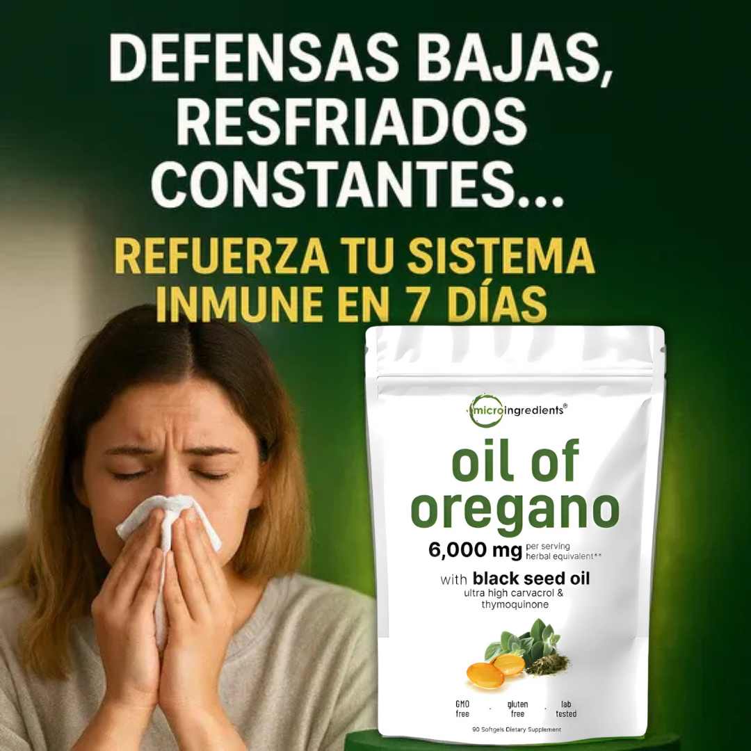 Aceite de Orégano – Tu Antibiótico Natural Poderoso 🌿