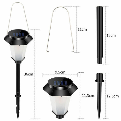 ANTORCHA SOLAR LED x1 🔥🌞
