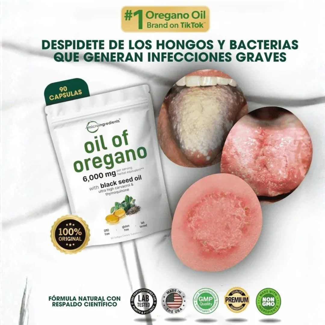 Aceite de Orégano – Tu Antibiótico Natural Poderoso 🌿