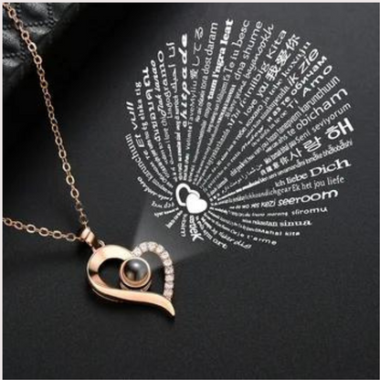 Collar Te amo en 100 idiomas con Caja de Lujo 📿🧑🏻‍❤️‍💋‍👩🏻