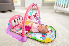 GIMNASIO PARA BEBE TIPO PIANO MUSICAL 🎹🎶👶 - Rosado