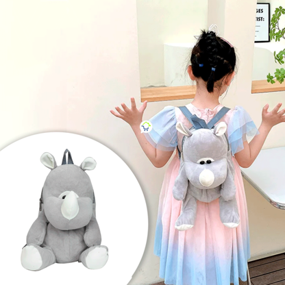 BOLSO DE ANIMALES DE FELPA PARA NIÑOS 🎒👦🏻🧒🏻