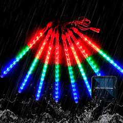 Cascada LED Solar Meteorito™ 10 und x 50 cms 🌠🎄 - Multicolor