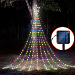 Estrella Cascada de Luces Estrella Solar™ 2.20 METROS - MULTICOLOR