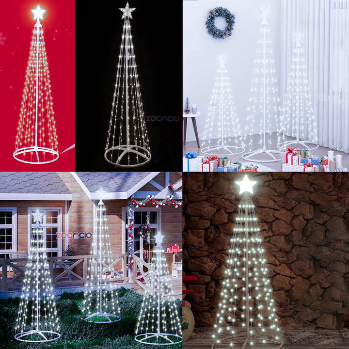 Árbol Cónico Navideño Armable 180 cm🎄🎅🏼