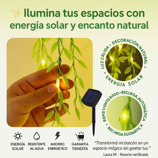 Guirnalda Enredadera Solar – EcoDecoración Natural ✨
