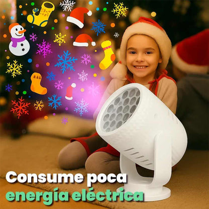 🎄 Proyector Navideño Multi Figuras LED – Magia en tu hogar