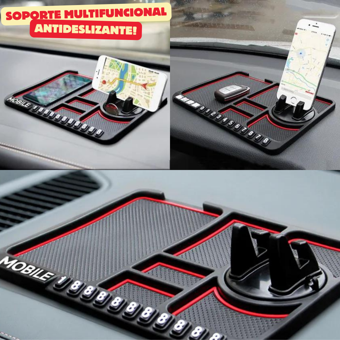 Soporte Multifuncional Antideslizante - CarMaster Pro™ 🚗📱