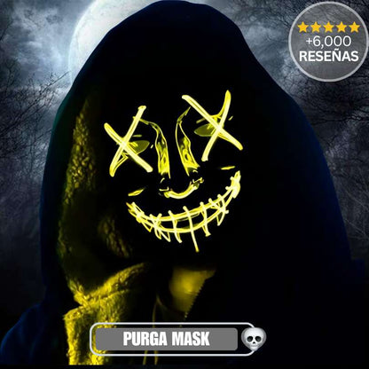 Máscara Halloween™ LED Neón – Te hará brillar🎃👻