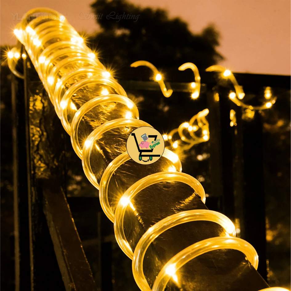 Manguera LED Solar Pro™ 20m – 400 LEDs  Iluminación Automática Exteriores 🌟