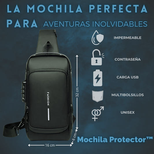 Mochila Antirrobo Impermeable - Protector™ 🧳🔐