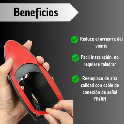 Antena TiburonX™ - Diseño Aerodinámico & Señal Mejorada 🚗💨