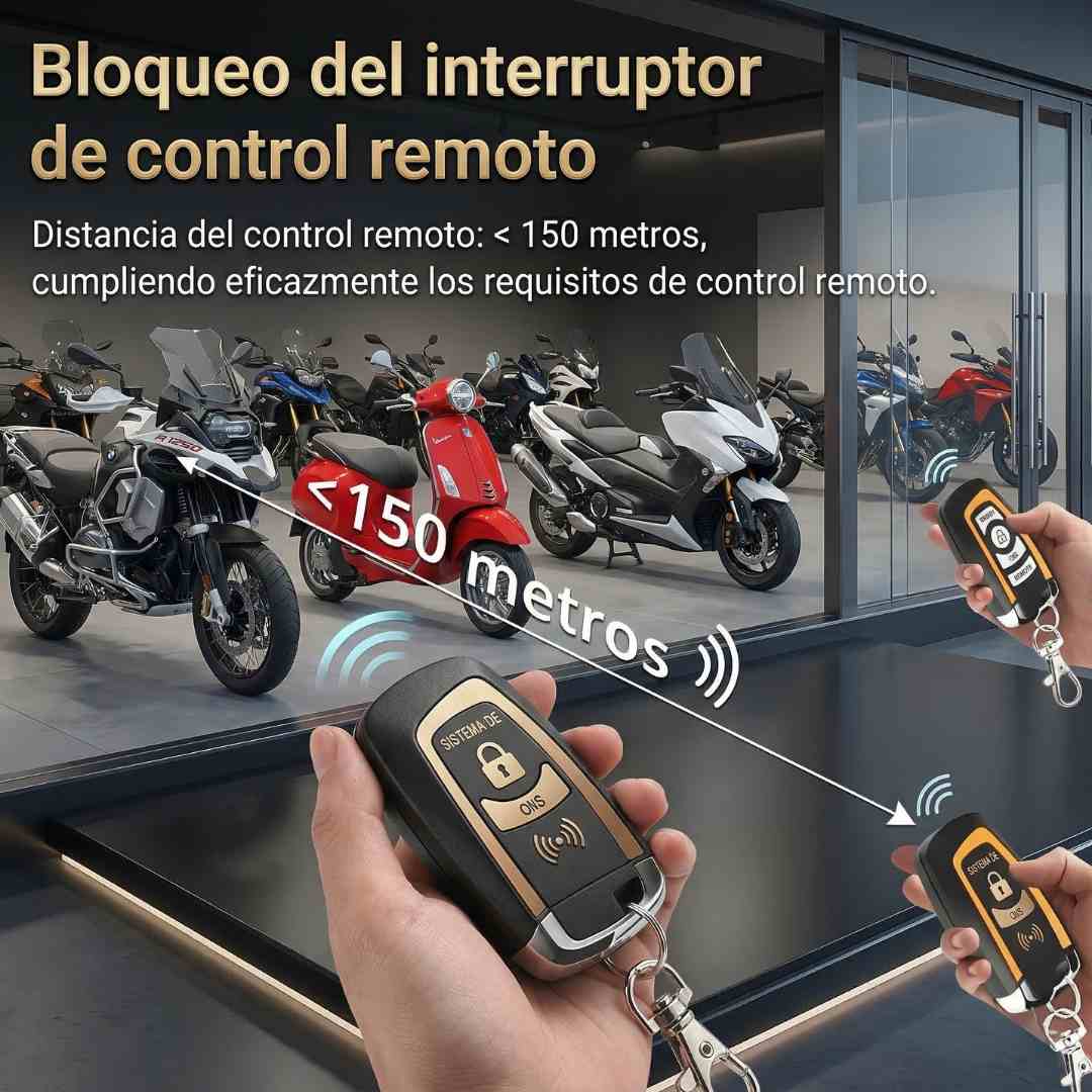 Alarma Moto Anti-Robo CK™ 2 Controles 🚨🔒