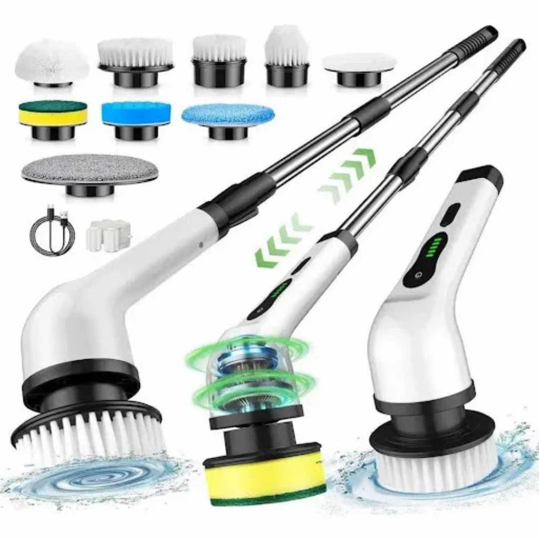Cepillo Electrico De Limpieza 9 en 1 - Limpieza sin límites 🧹