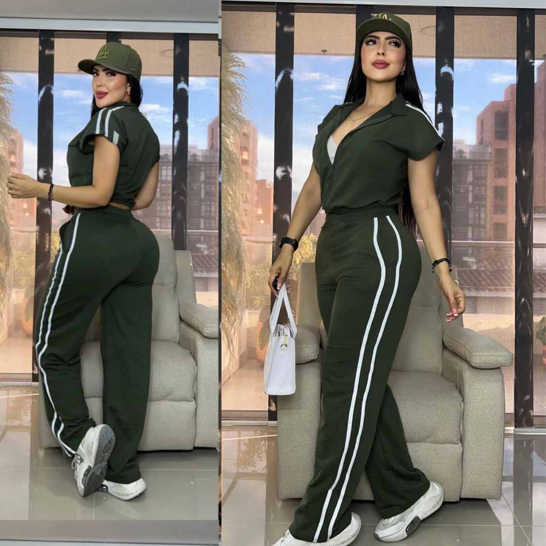 Conjunto Pantalón + Chaleco Burda Licrada – Comodidad y estilo en un solo conjunto 👗