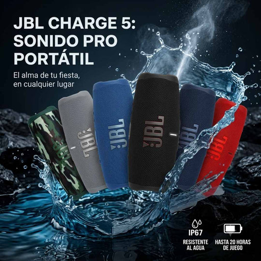 JBL CHARGER 5 – Sonido Potente Sin Límites 🔊