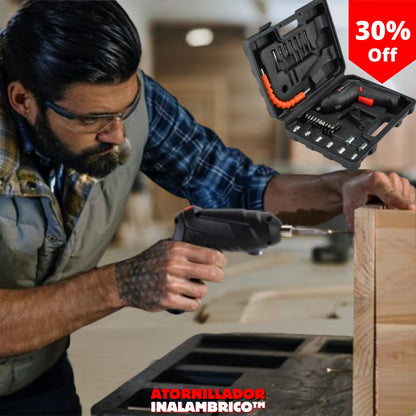 Kit Destornillador Eléctrico con 47 Piezas 🛠️🔋