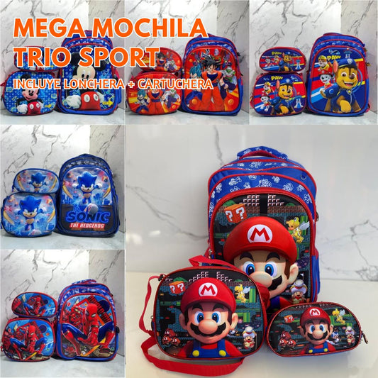 Mega Mochila Trio Sport