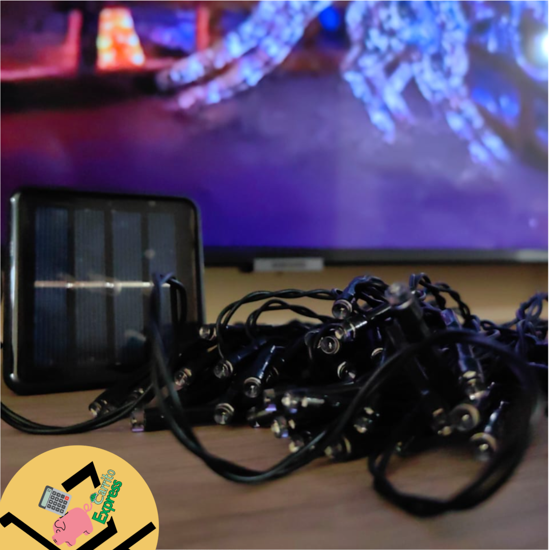 INSTALACIÓN LINEAL LED SOLAR x 20 METROS🎄🎅🏼